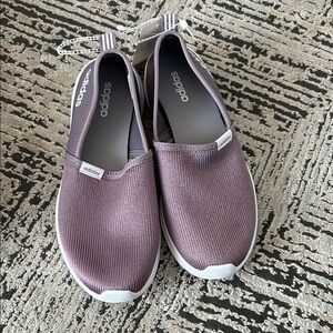 Adidas Lavender Slip-On Shoes